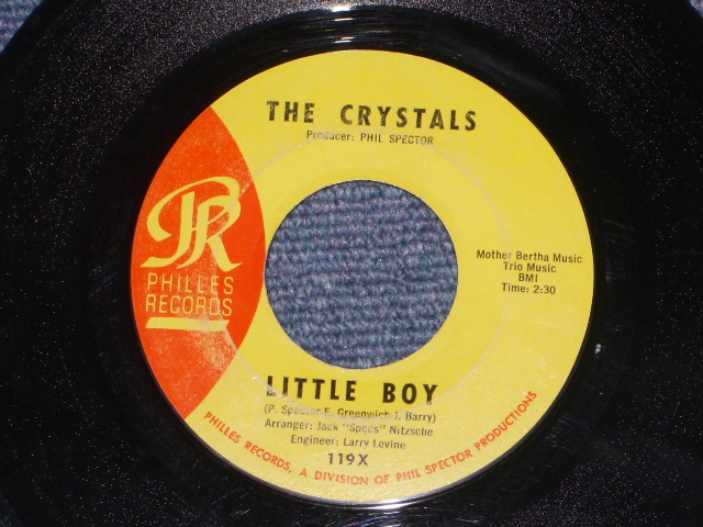 画像1: THE CRYSTALS - LITTLE BOY ( YELLOW LABEL    Ex+/Ex+ : Have a Bassic NOISE Version ) / 1964 US ORIGINAL 7" SINGLE 