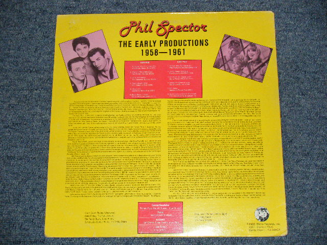 画像: v.a. OMNIBUS - PHIL SPECTOR THE EARLY PRODUCTIONS 1958-1961 / 1983 US ORIGINAL Used LP  