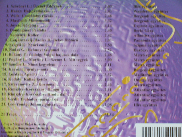 画像: VA OMNIBUS - MAGYAR BEATZENKAROK INSTRUMENTALIS FELVETELEI VOL.1 / 2000 HUNGARY BRAND NEW CD 