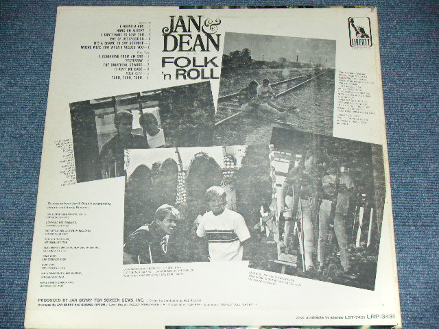 画像: JAN & DEAN - FOLK 'N ROLL ( Ex+/Ex++ ) / 1965 US ORIGINAL MONO   LP 