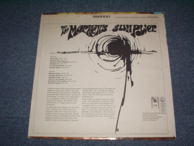 画像: The MARKETTS - SUN POWER / 1967 US ORIGINAL STEREO  LP