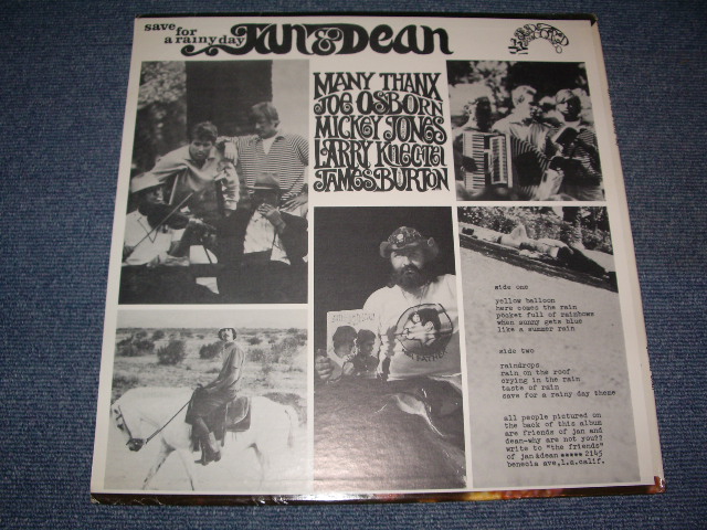 画像: JAN $ DEAN - SAVE FOR RAINY DAY   / 1967 US ORIGINAL PRIVATE PRESSING  LP 