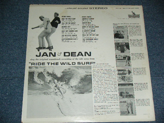 画像: JAN & DEAN - RIDE THE WILD SURF ( Ex+ /MINT- )  / 1964 US ORIGINAL STEREO  LP 