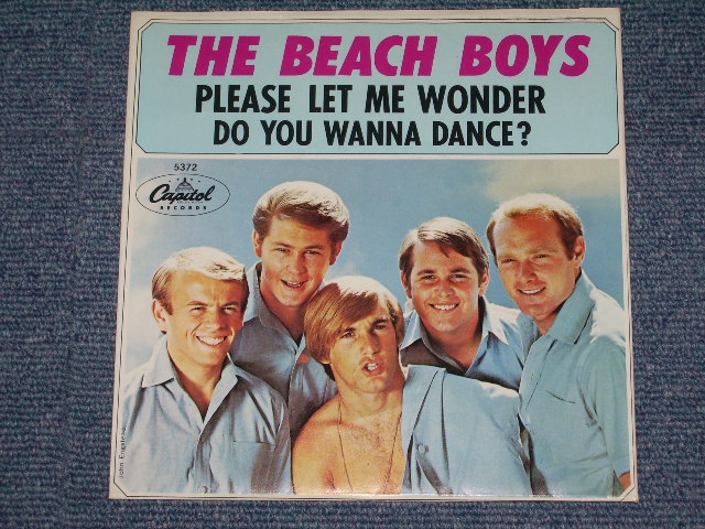 画像: THE BEACH BOYS - DO YOU WANNA DANCE?  ( STRAIGHT-CUT Cover MINT-/MINT- ) / 1965 US ORIGINAL 7" SINGLE With PICTURE SLEEVE 