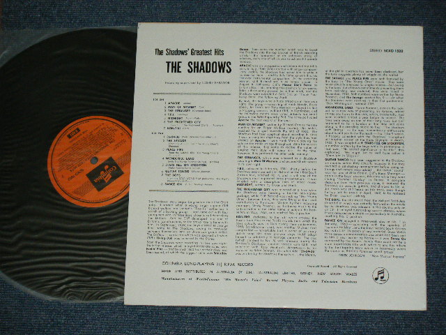 画像: THE SHADOWS - GREATEST HITS  / 1970's AUSTRALIA REISSUE  "ORANGE " Label STEREO Used LP 
