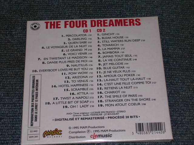 画像: THE FOUR DREAMERS - FRENCH EP COLLECTION  / 1995 FRANCE  BRAND NEW SEALED 2CD