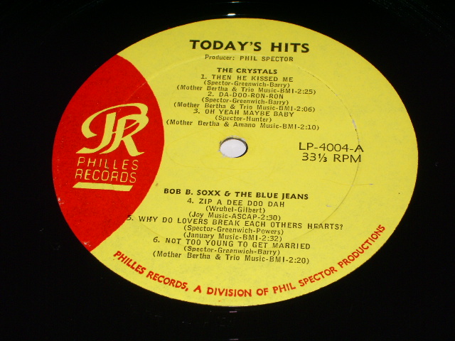 画像: RONETTES+CRYSTALS+DARLEN LOVE+More - TODAY'S HITS (MONO) / 1964 US 2nd Label YELLOW LABEL LP 