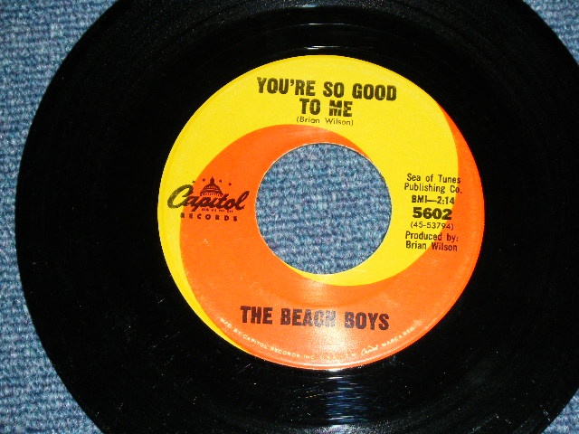 画像: THE BEACH BOYS - SLOOP JOHN B.   ( MATRIX F1 / F1 ) / 1966 US ORIGINAL 7" SINGLE