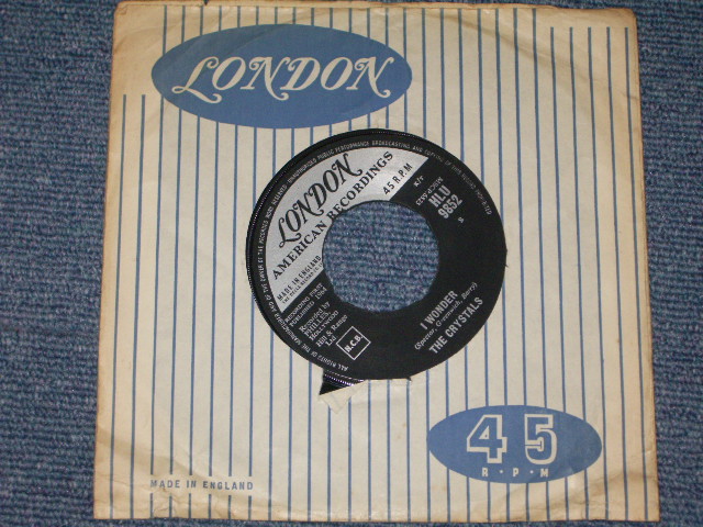 画像1: THE CRYSTALS - I WONDER / LITTLE BOY ( UK ORIGINAL SUPER CLEAN  Ex/Ex) / 1964 UK ORIGINAL  7" SINGLE 