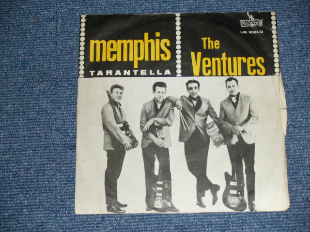 画像1: THE VENTURES - A) MEMPHIS / B) TRANTELLA ( Ex-/Ex++ )   / 1960s ITALY  Original 7" Single With PICTURE SLEEVE 