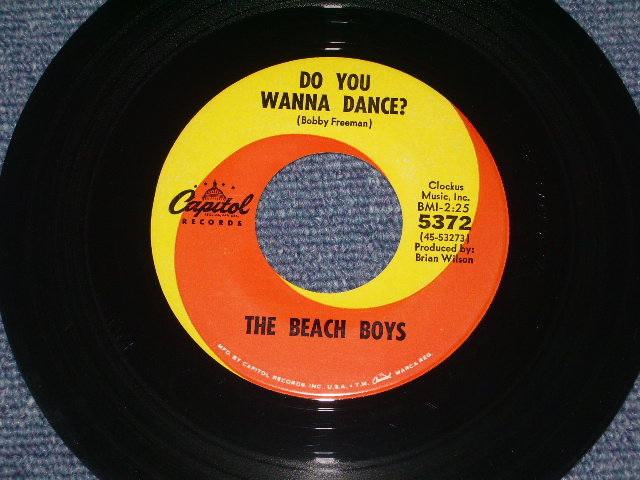 画像: THE BEACH BOYS - DO YOU WANNA DANCE?  ( STRAIGHT-CUT Cover MINT-/MINT- ) / 1965 US ORIGINAL 7" SINGLE With PICTURE SLEEVE 