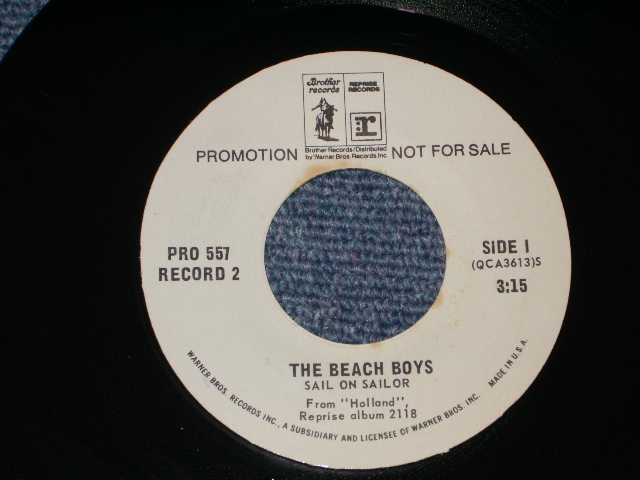 画像1: THE BEACH BOYS - SAIL ON SAILOR  / 1972 US ORIGINAL PROMO ONLY SPECIAL COUPLING 7"Single