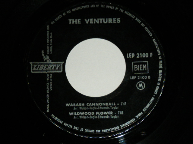 画像: THE VENTURES - PLAY THE COUNTRY : LOVESICK BLUES ( Ex++/Ex+++ ) / 1960's  FRANCE Original 7" EP With PICTURE SLEEVE 