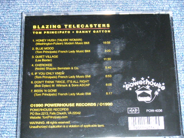 画像: DANNY GATTON TOM PRINCIPATO - BLAZING TELECASTERS / 1990 US  ORIGINAL Brand New CD 