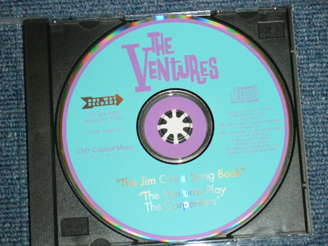 画像: THE VENTURES - THE JIM CROCE SONG BOOK + PLAY THE CARPENTERS  ( 2 in 1+ BONUS TRACK ) / 1997 US Used   CD 