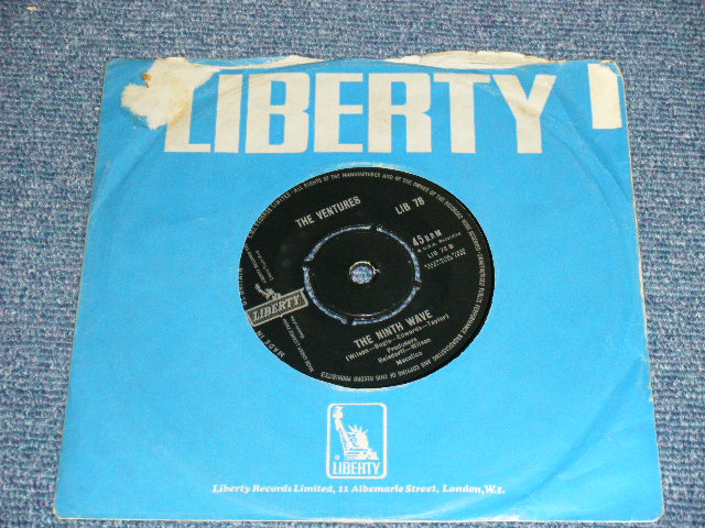 画像: THE VENTURES - THE NINTH WAVE ( MINT-/MINT- ) /1963  UK ORIGINAL 7" SINGLE 