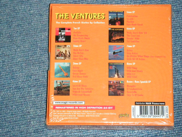 画像: THE VENTURES - THE COMKPLETE FRENCH 60'S EP COLLECTION ( 9x MAXI-CD's Box Set) / 2005 FRENCH rand New SEALED  CD