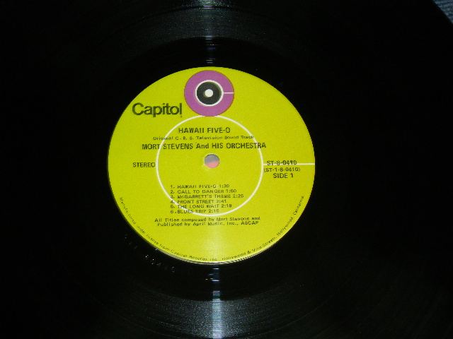 画像: ost TV Sound Track (Prod.by MEL TAYLOR of THE VENTURES )   - HAWAII FIVE-O / 1969 US ORIGINAL LP RECORD CLUB RELEASE  