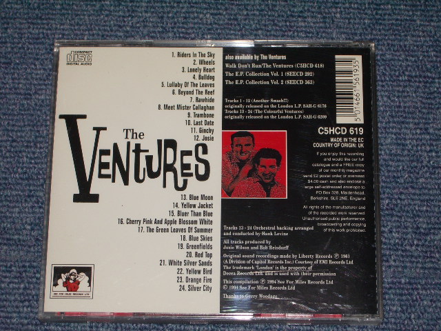 画像: THE VENTURES - ANOTHER SMASH + THE COLORFUL ( 2 in 1 )/ 1994  UK& EU  USED   CD  MINT-/MINT