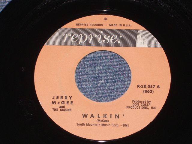 画像: JERRY McGEE ( Of THE VENTURES' LEAD GUITARIST ) - WALKIN'  ( Ex+++/Ex+++  )　/ 1962 US ORIGINAL 7"45's Single  