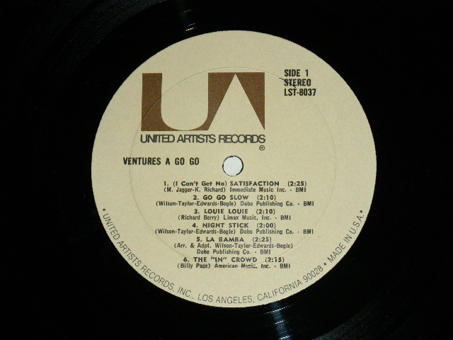 画像: THE VENTURES - A GO-GO ( 70'S U-A Label's Released Vesion ) / 1970's US Stereo LP 