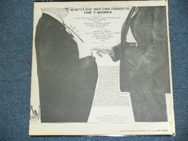 画像: THE T-BONES - NO MATTER WHAT SHAPE ( Ex+/Ex+ )  / 1966 US ORIGINAL 1st Press Label  MONO LP  