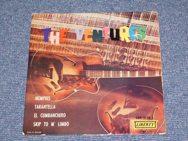 画像1: THE VENTURES - MEMPHIS (With TRANTELLA) ( VG+++/Ex+ )  / 1963 SPAIN Original 7" EP With PICTURE SLEEVE 