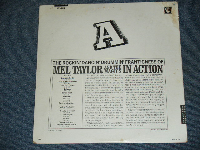 画像: MEL TAYLOR ( DRUMMER of THE VENTURES ) - IN ACTION ( Ex-/Ex+++ ) / 1966 US ORIGINAL MONO LP  
