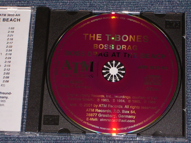 画像: THE T-BONES - BOSS DRAG/BOSS DRAG AT THE BEACH  / 2001  GERMANY Brand NEW CD