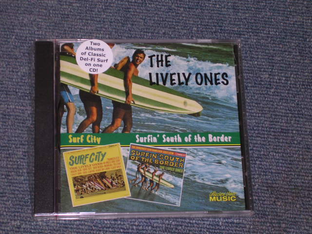画像1: THE LIVELY ONES - SURF CITY + SURFIN' SOUTH OF THE BORDER ( 2 in 1 ) / 2004 US BRAND NEW SEALED CD