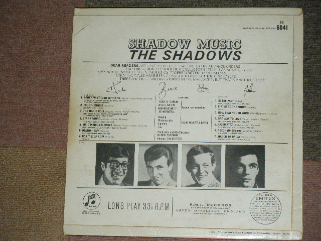 画像: THE SHADOWS - SHADOW MUSIC ( Ex++,Ex/Ex+++  ) / 1966 UK ORIGINAL "BLUE Columbia " Label MONO LP 