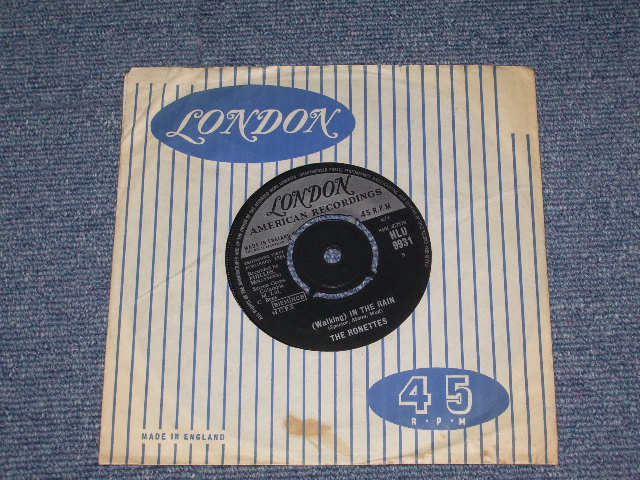 画像1: THE RONETTES - WALKING IN THE RAIN /  1964 UK ORIGINAL 7" SINGLE  With Company Sleeve 
