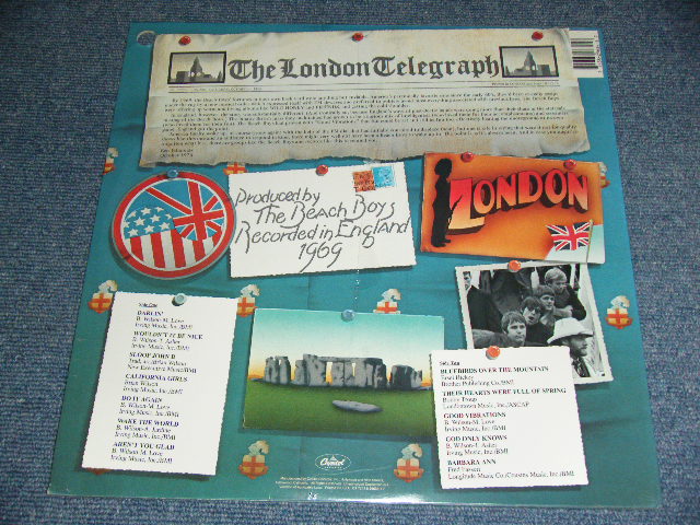 画像: The BEACH BOYS - LIVE IN LONDON (Ex++/MINT-) / 970 HOLLAND/Netherlands ORIGINAL 1st Press"LIME GREEN Label" Used LP