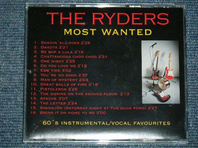 画像: THE RYDERS - 60'S INSTRUMENTAL / 1999 VOCAL FAVORITES : MOST WANTED / 1999 BRAND NEW CD 