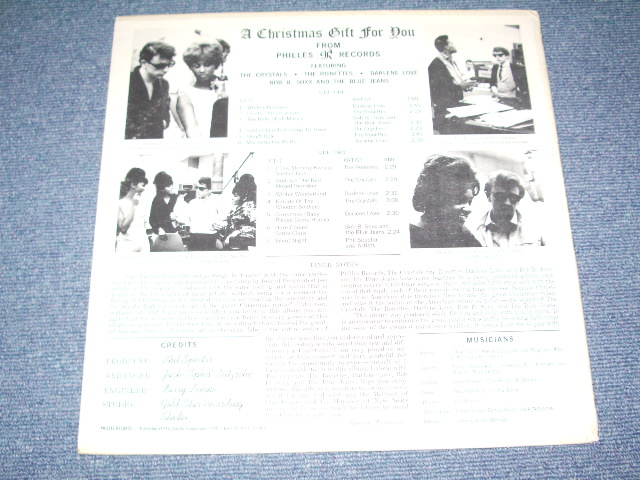 画像:  VA ( CRYSTALS+RONETTES+DARLEN LOVE+More ) - A CHRISTMAS GIFT FOR YOU ( Ex++ / Ex+++ )  /1964  US Original 2nd Press Label YELLOW LABEL MONO LP  