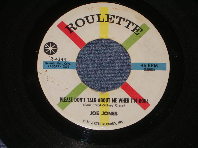 画像: JOE JONES - CALIFORNIA SUN / 1961 US ORIGINAL 7" Single 