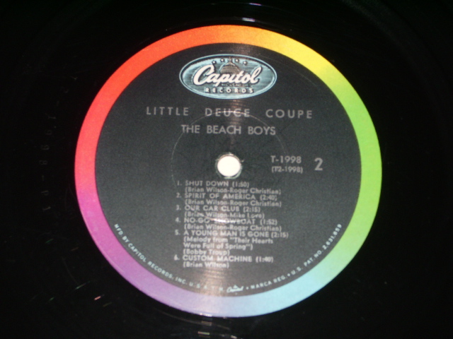 画像: The BEACH BOYS - LITTLE DEUCE COUPE(Matrix #A)T1-1998-G2 A)T2-1998-P1 #2) "Capitol Records Pressing Plant, in Scranton in Pennsylvania"( Ex-/Ex++ ) / 1963 US ORIGINAL MONO LP