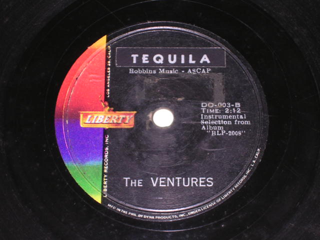 画像: THE VENTURES - TELSTAR / TEQUILA  / 1960s  PHILLIPPINESORIGINAL 78rpm SP 