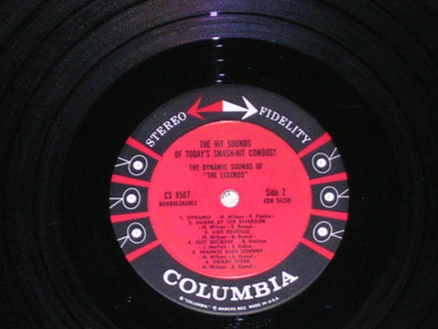 画像: THE LEGENDS - THE DYNAMIC SOUNDS OF / 1961 US ORIGINAL Stereo LP