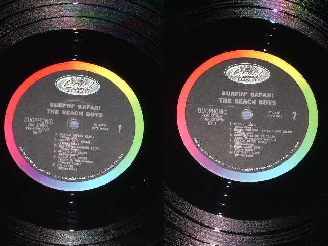画像: The BEACH BOYS - SURFIN' SAFARI ( FC) Ex+ BC) Ex / Ex++ ) / 1963 US ORIGINAL DUOPHONIC  LP