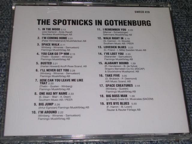画像: THE SPOTNICKS - IN GOTHENBURG / 1990 SWEDEN Original Sealed New CD 
