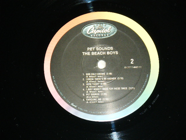 画像: THE BEACH BOYS - PET SOUNDS (With BONUS TRACKS ) / 1990's US REISSUE Used  LP