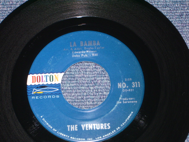 画像: THE VENTURES - LA BAMBA ( Ex+/Ex+ )  /1965 US ORIGINAL 7" SINGLE 