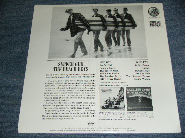 画像: The BEACH BOYS - SURFER GIRL  / 1994 US REISSUE Brand New SEALED LP 