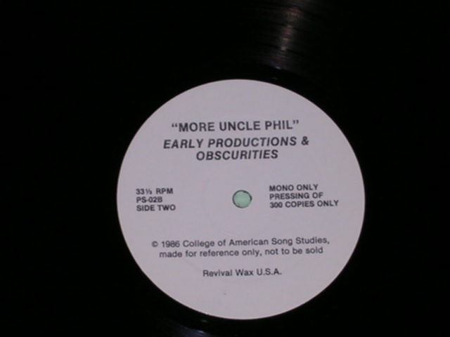 画像:  VA ( REPARATA and The DELONS + BONNIE +CARLA THOMAS + More ) - THE FAMOUS WALL-OF-SOUND MORE "UNCLE PHIL, THE OTHER STORY " & GROUND BREAKERS & ... / 1980s?   US RADIO PROGRAM Only LP  