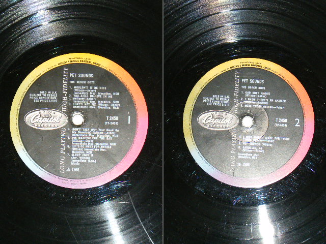 画像: The BEACH BOYS - PET SOUNDS ( Ex+/Ex+ ) / 1966 UK ORIGINAL MONO LP