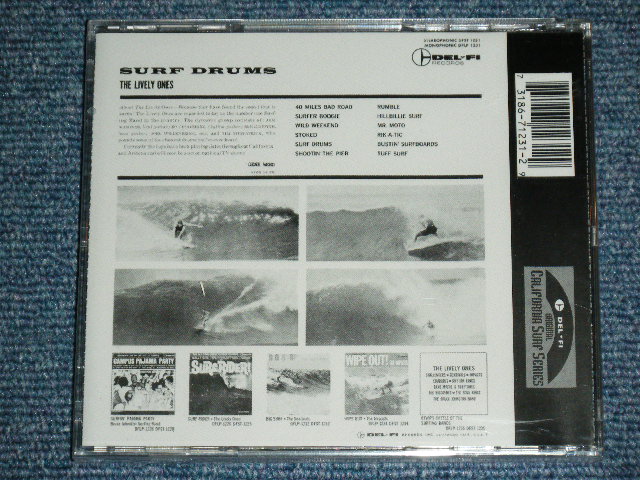 画像: THE LIVELY ONES - SURF DRUMS /  1993 US ORIGINAL Brand New Sealed CD  