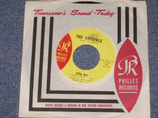 画像1: THE CRYSTALS - LITTLE BOY ( YELLOW LABEL MINT-/Ex+++ : NEVER Have a Bassic NOISE Version ) / 1964 US ORIGINAL 7" SINGLE 