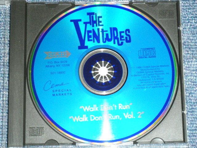画像: THE VENTURES - WALK DON'T RUN + WALK DON'T RUN VOL.2  ( 2 in 1+ BONUS TRACK ) / 1996 US Used  CD 