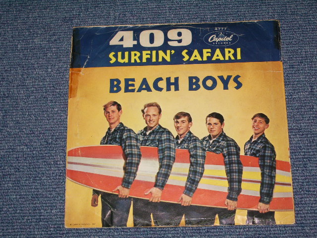 画像: THE BEACH BOYS -  SURFIN' SAFARI  ( With AUTOGRAPHED SINGED )/ 1962 US  Original 7"Single  With PICTURE SLEEVE 